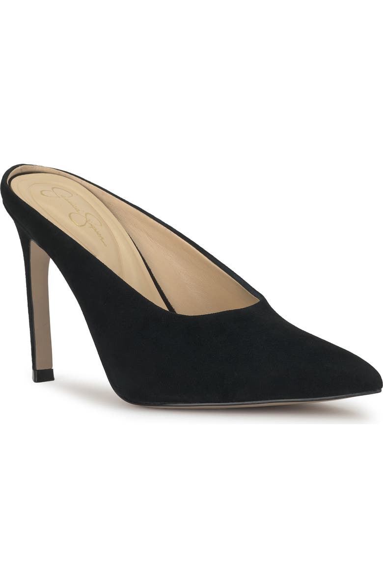 Jessica Simpson Wilix Pointed Toe Mule, Main, color, Black