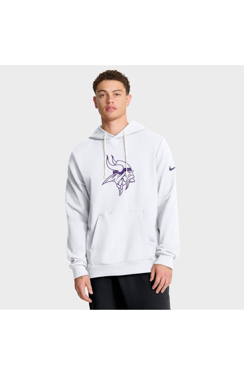 Nike Men's Nike White Minnesota Vikings Sideline Alt 2 Tight Coverage Performance Pullover Hoodie, Alternate, color, White