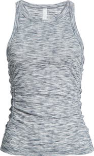 Zella Reset Ruched Rib Tank