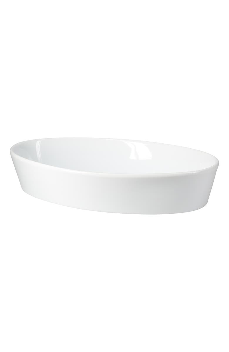 BIA Cordon Bleu Oslo Oval Baking Dish, Main, color, White