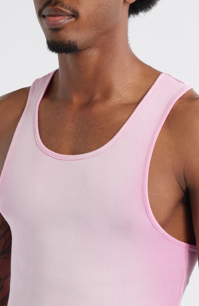 Elwood Malibu Cotton Rib Tank, Alternate, color, Sun Faded Pink