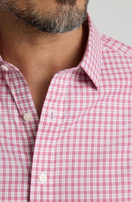 Untuckit Kaiser Performance Button-up Shirt In Pink