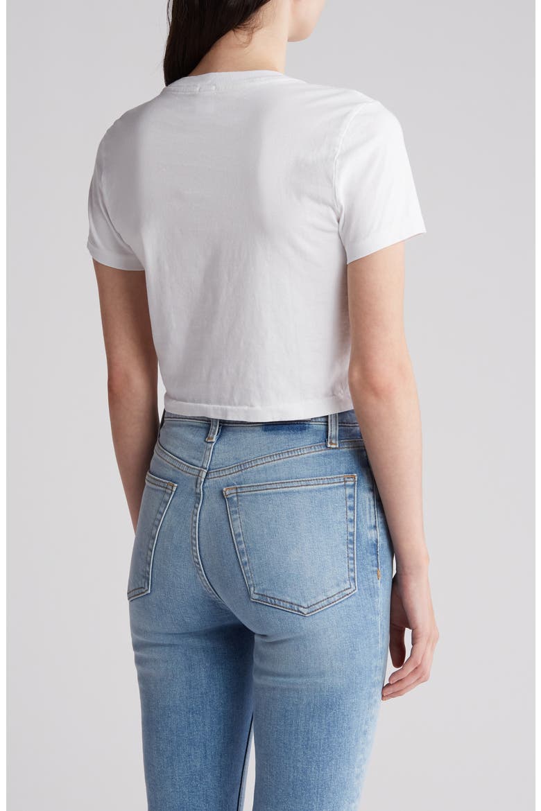 Organic & Recycled Cotton Micro T-Shirt, Alternate, color, OPTIC WHITE