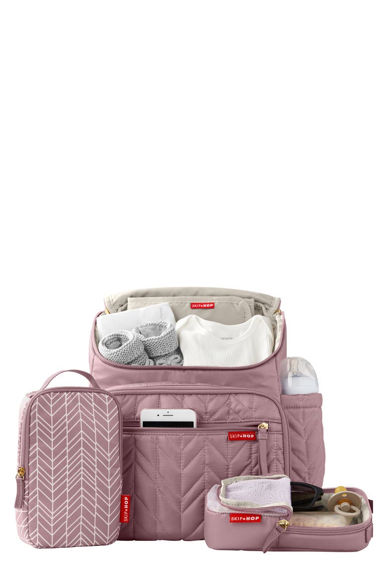 Forma Diaper Backpack, Alternate, color, MAUVE