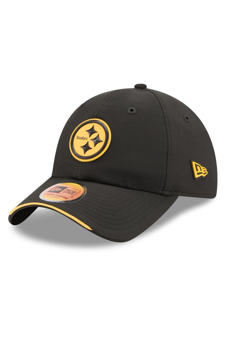 Men's New Era Black Pittsburgh Steelers 2026 Sideline Casual Classic Adjustable Hat, Main, color, Black