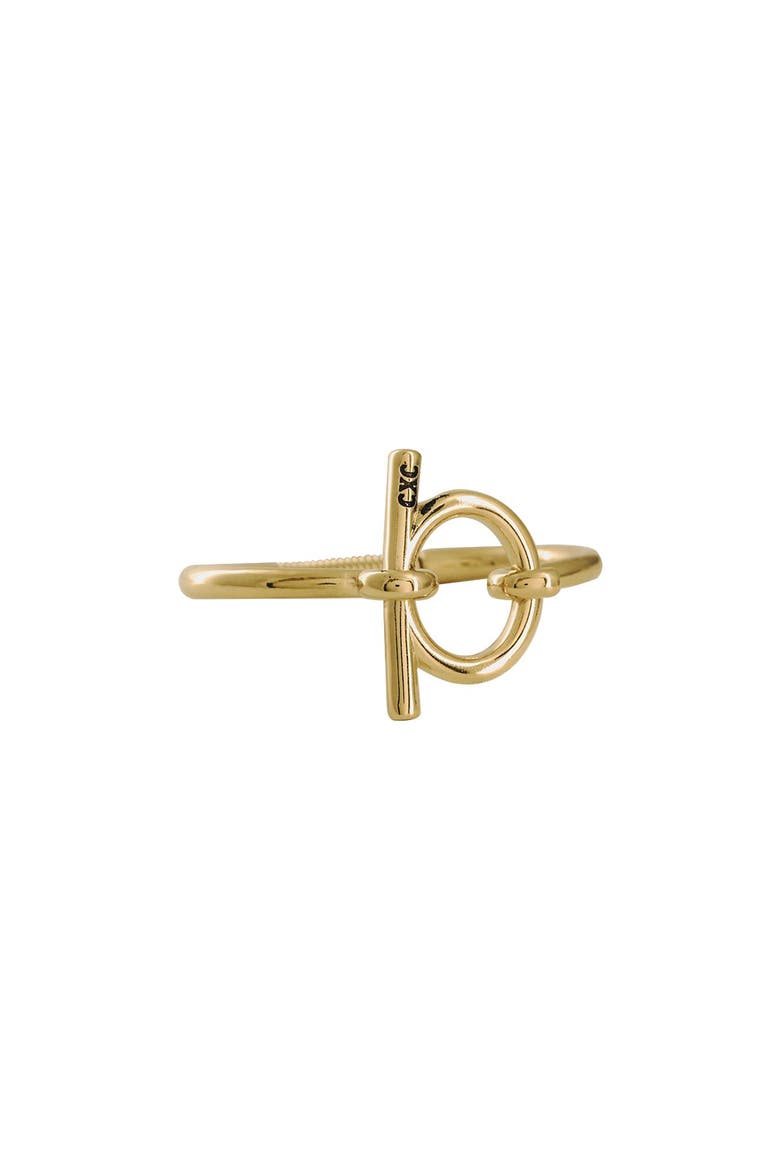 Omega Mini Bracelet, Main, color, Gold