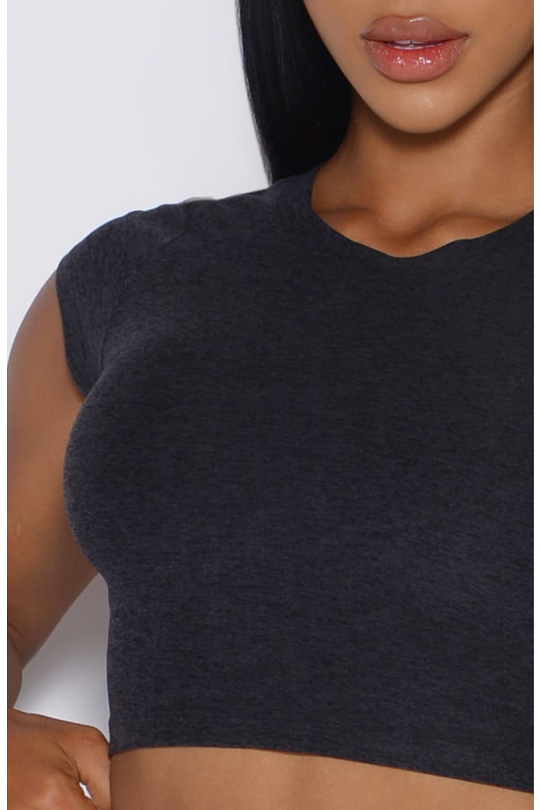 Fit Fam Active Tee, Alternate, color, Heathered Black