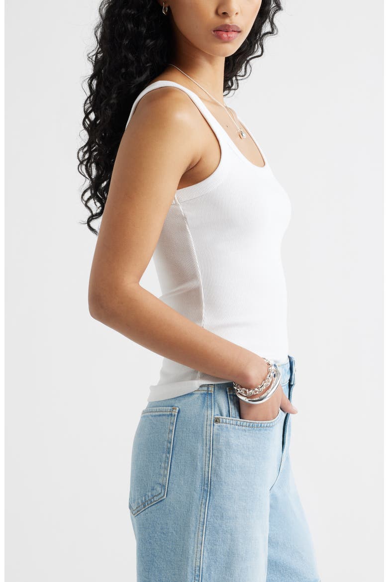 Rib Tank, Alternate, color, WHITE