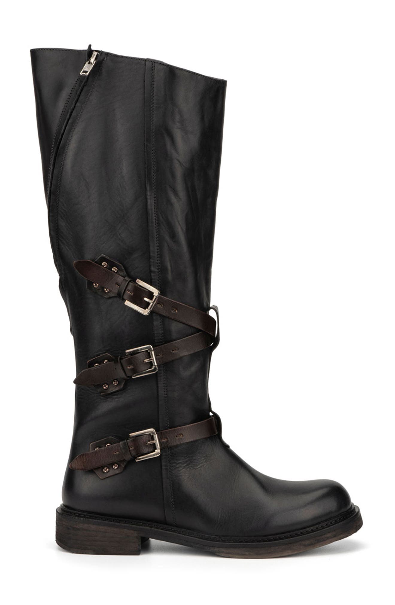VINTAGE FOUNDRY Jenny Buckle Strap Boot, Alternate, color, 