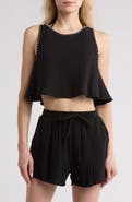Elan Flowy Cotton Cover-Up Tank