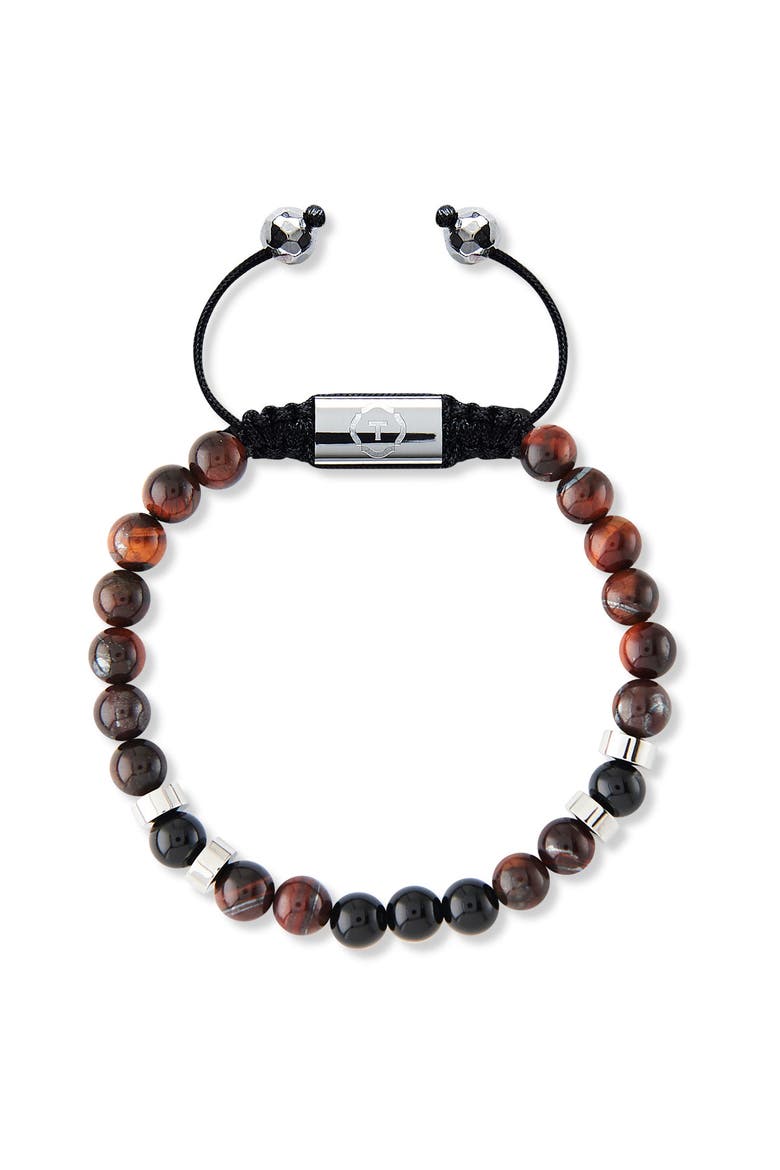 Red Tiger Eye Beaded Bracelet, Main, color, Red Tiger Eye