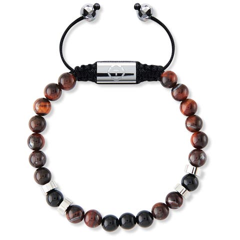 Red Tiger Eye Beaded Bracelet