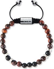 TORRELA Red Tiger Eye Beaded Bracelet