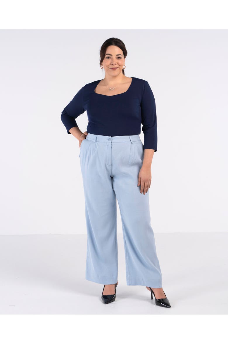 Iona Linen Pants, Alternate, color, Powder Blue