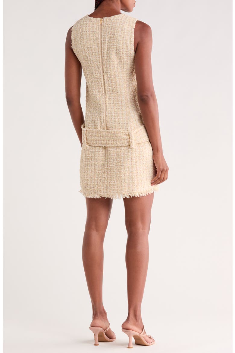 Vanna Tweed Shift Dress, Alternate, color, SAHARA TWEED
