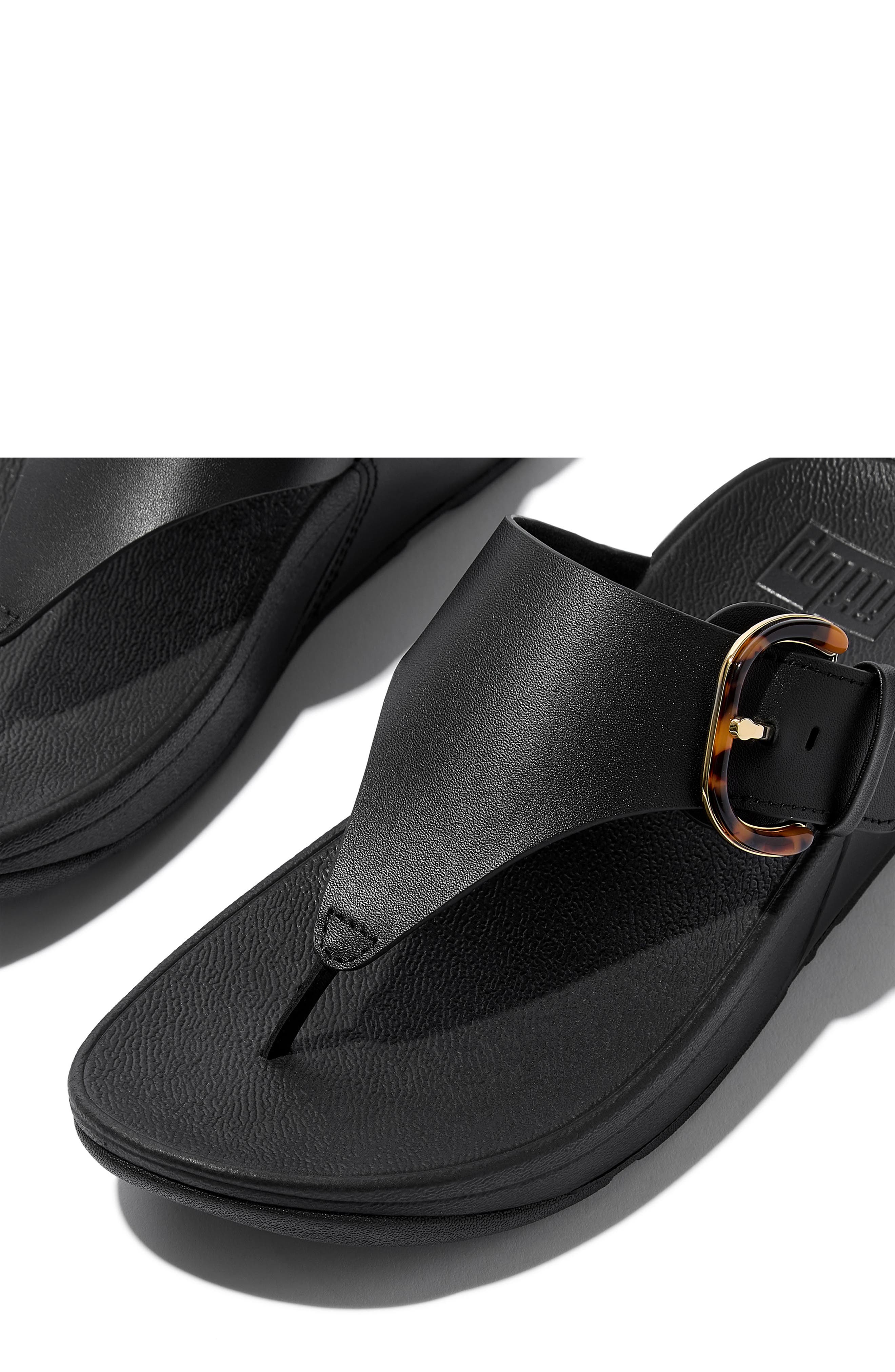 FitFlop Lulu Buckle Flip Flop, Alternate, color, 