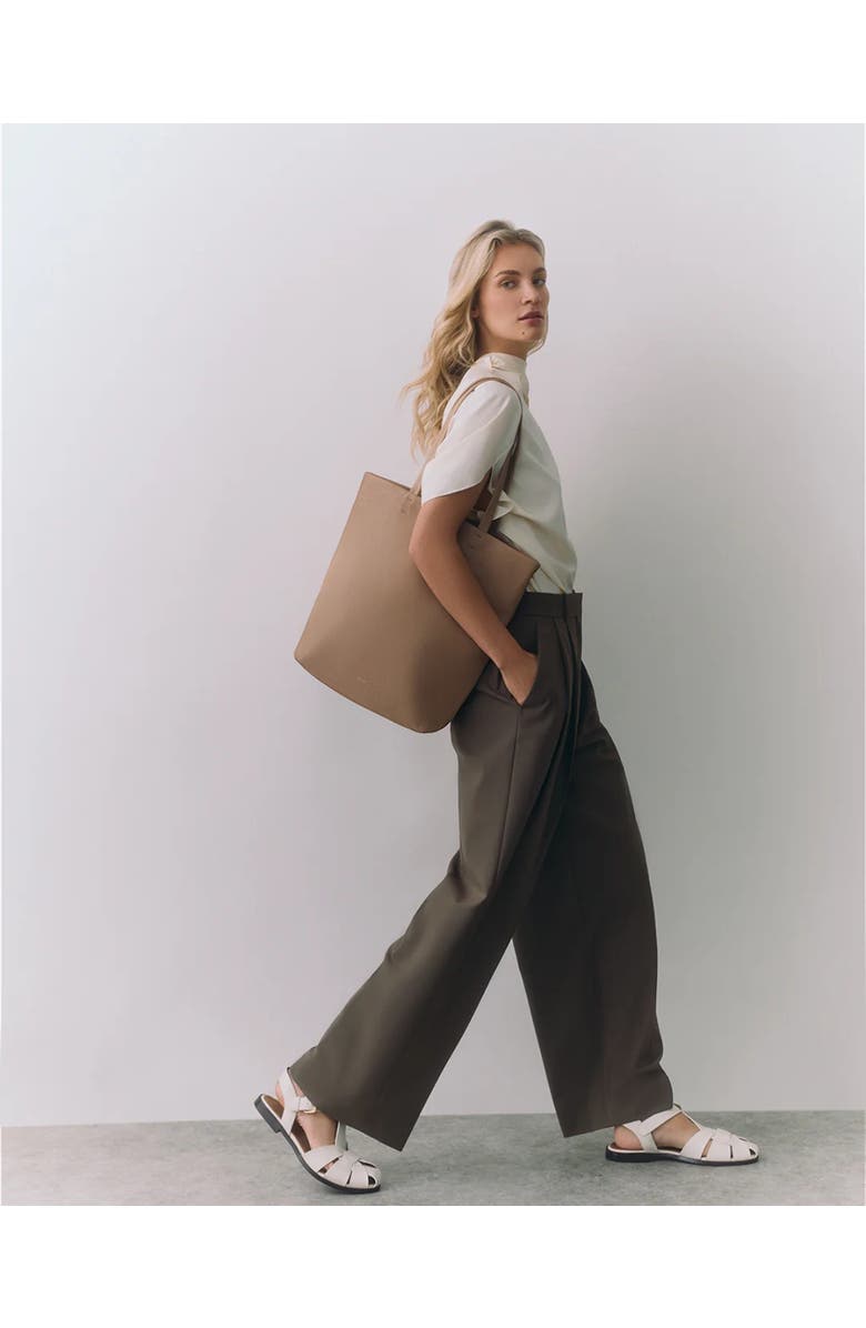 Cuyana Tall Easy Tote, Alternate, color, Cappuccino