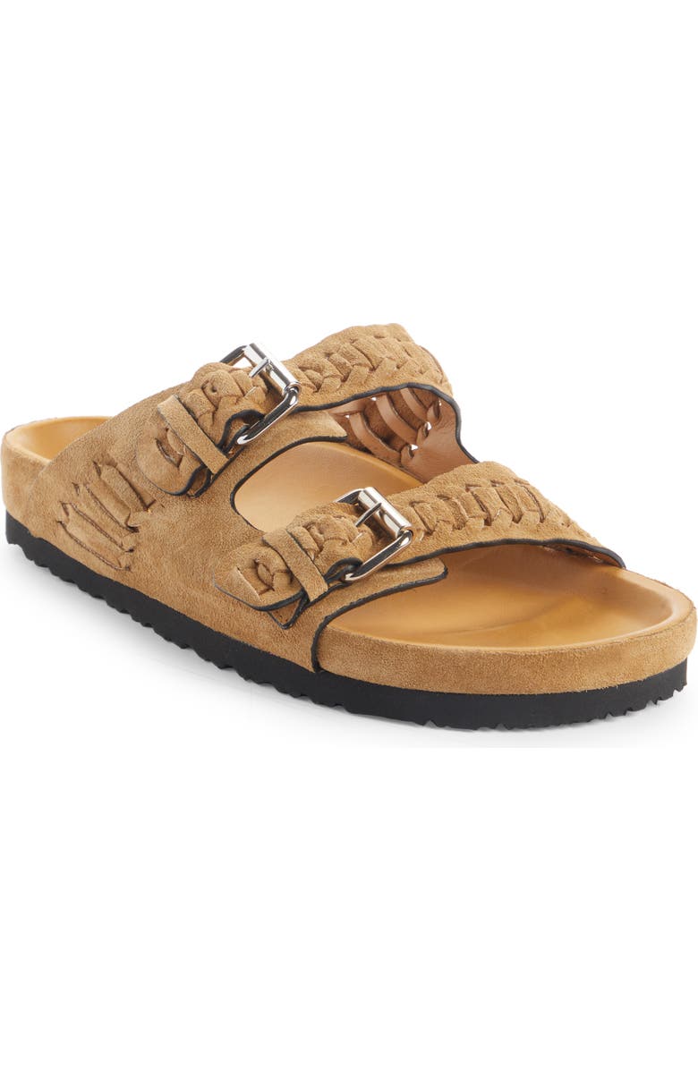 Isabel Marant Lennyo Suede Slide Sandal, Main, color,