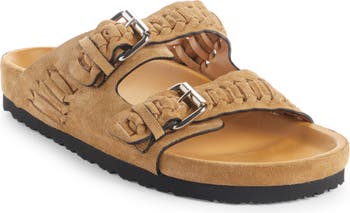 【関税&送料込】Isabel Marant Camel Suede Lennyo Slippers Isabel Marant Camel Suede Lennyo Slippers | italist, ALWAYS