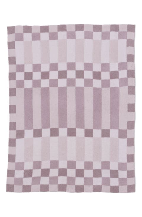 CozyChic Checkerboard Throw Blanket