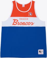 Mitchell & Ness Men's Mitchell & Ness  Royal/Orange Denver Broncos Head Coach Tank Top