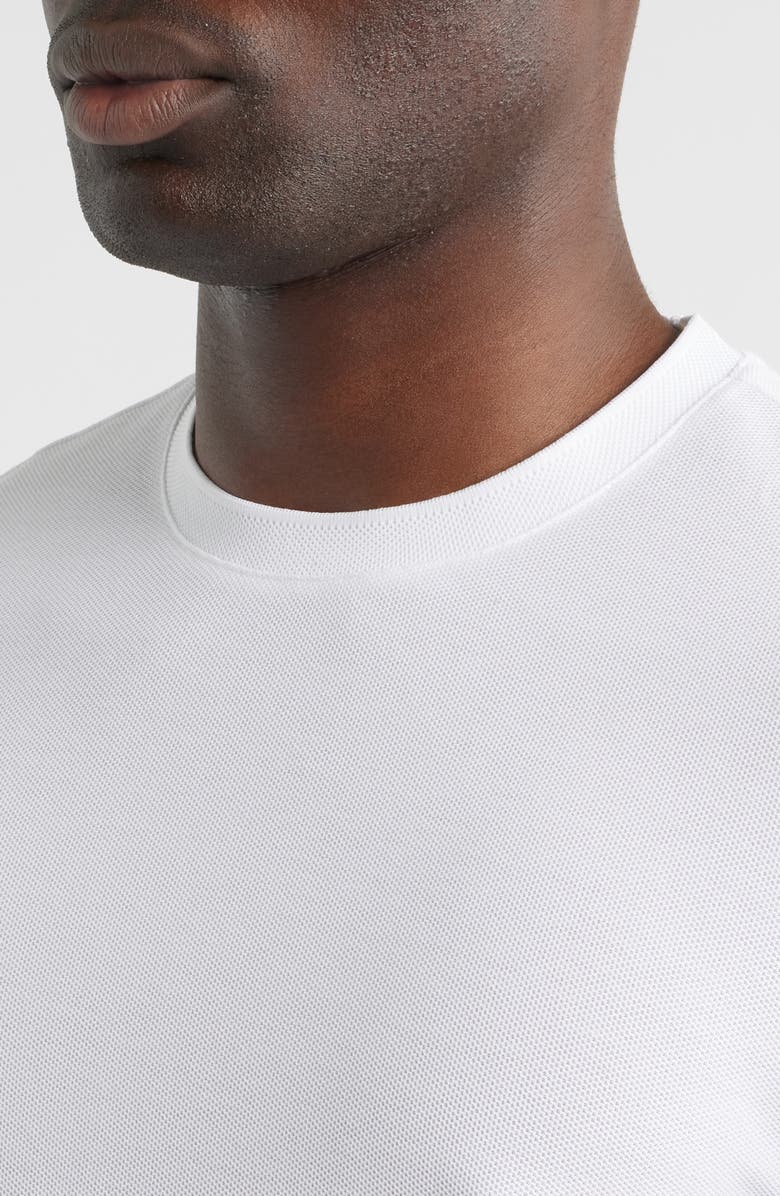 Robert Barakett Sorrell Long Sleeve Cotton Blend T-Shirt, Alternate, color, White