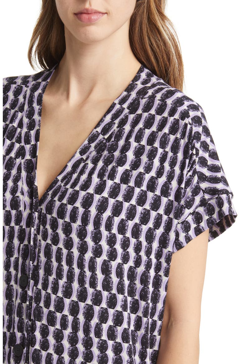 Odera Cuff Sleeve Shift Dress, Alternate, color, SAND VERBENA
