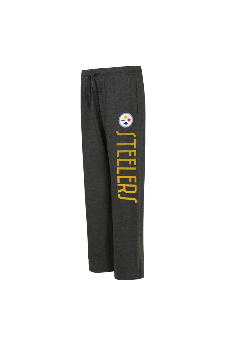 CONCEPTS SPORT Women's Concepts Sport Black/Gold Pittsburgh Steelers Muscle Tank Top & Pants Lounge Set, Alternate, color, 