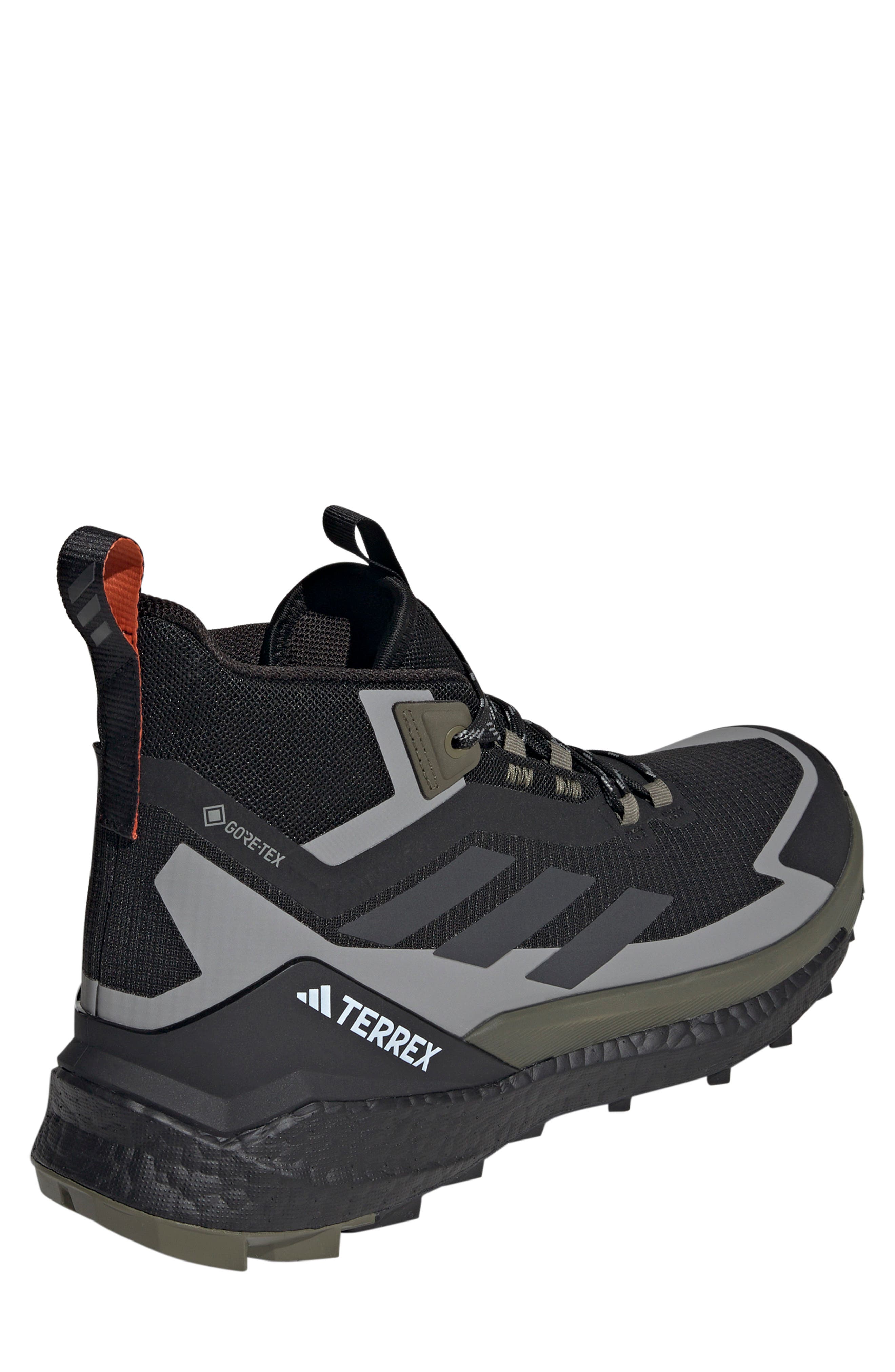 adidas Terrex Free Hiker 2.0 Mid Waterproof Gore-Tex<sup>®</sup> Hiking Shoe, Alternate, color, 
