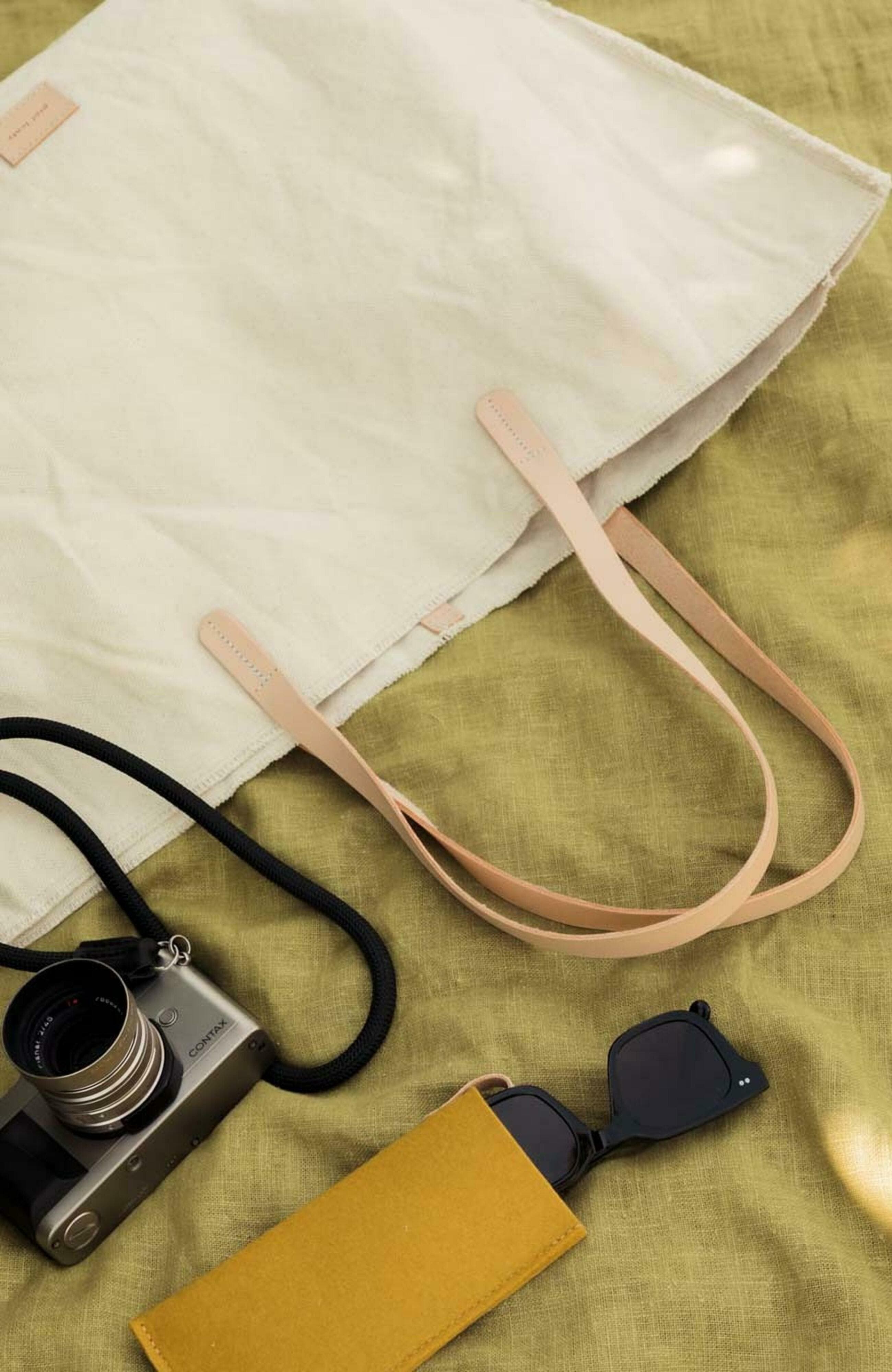 Graf Lantz Hana Canvas Boat Bag, Alternate, color, Natural