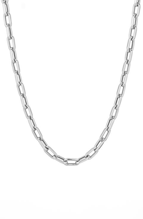 Italian Chain Link Necklace, 5.3mm