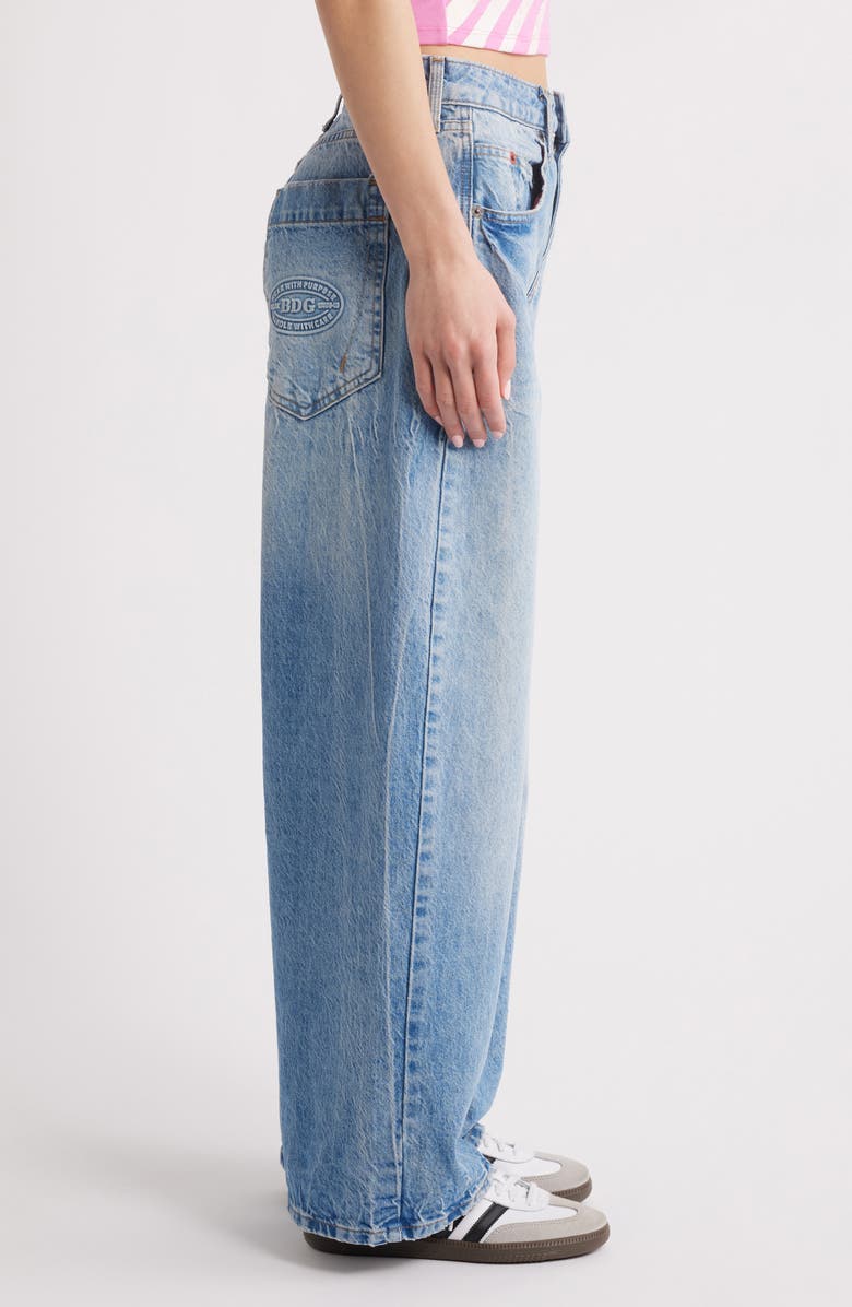 BDG Urban Outfitters Jaya Wide Leg Jeans, Alternate, color, 