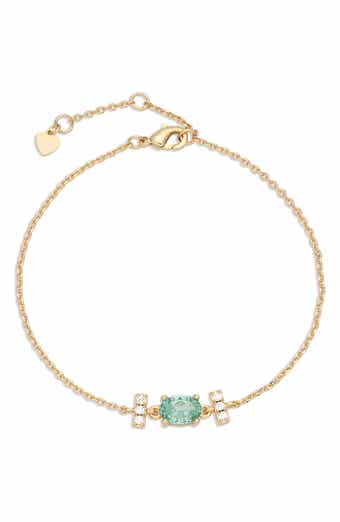 Amina 14k Gold Plated Chain Bracelet