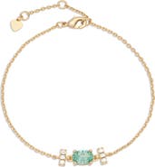 EYE CANDY LOS ANGELES Amina 14k Gold Plated Chain Bracelet