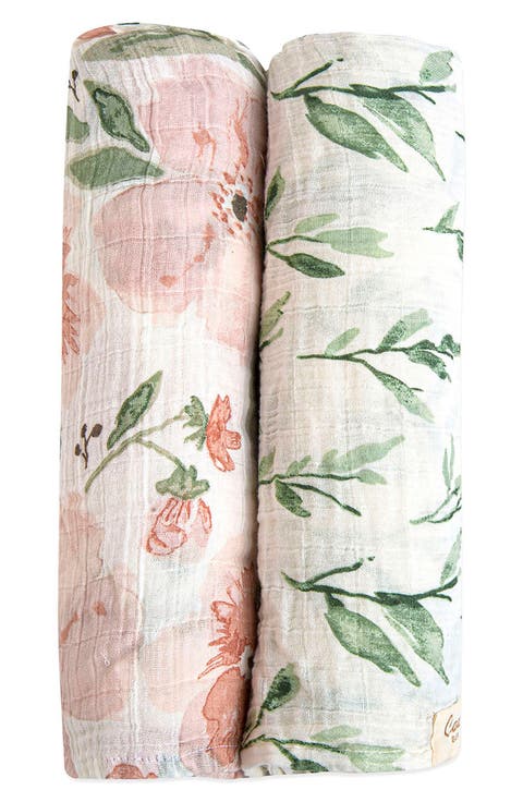2-Pack Assorted Swaddle Blankets