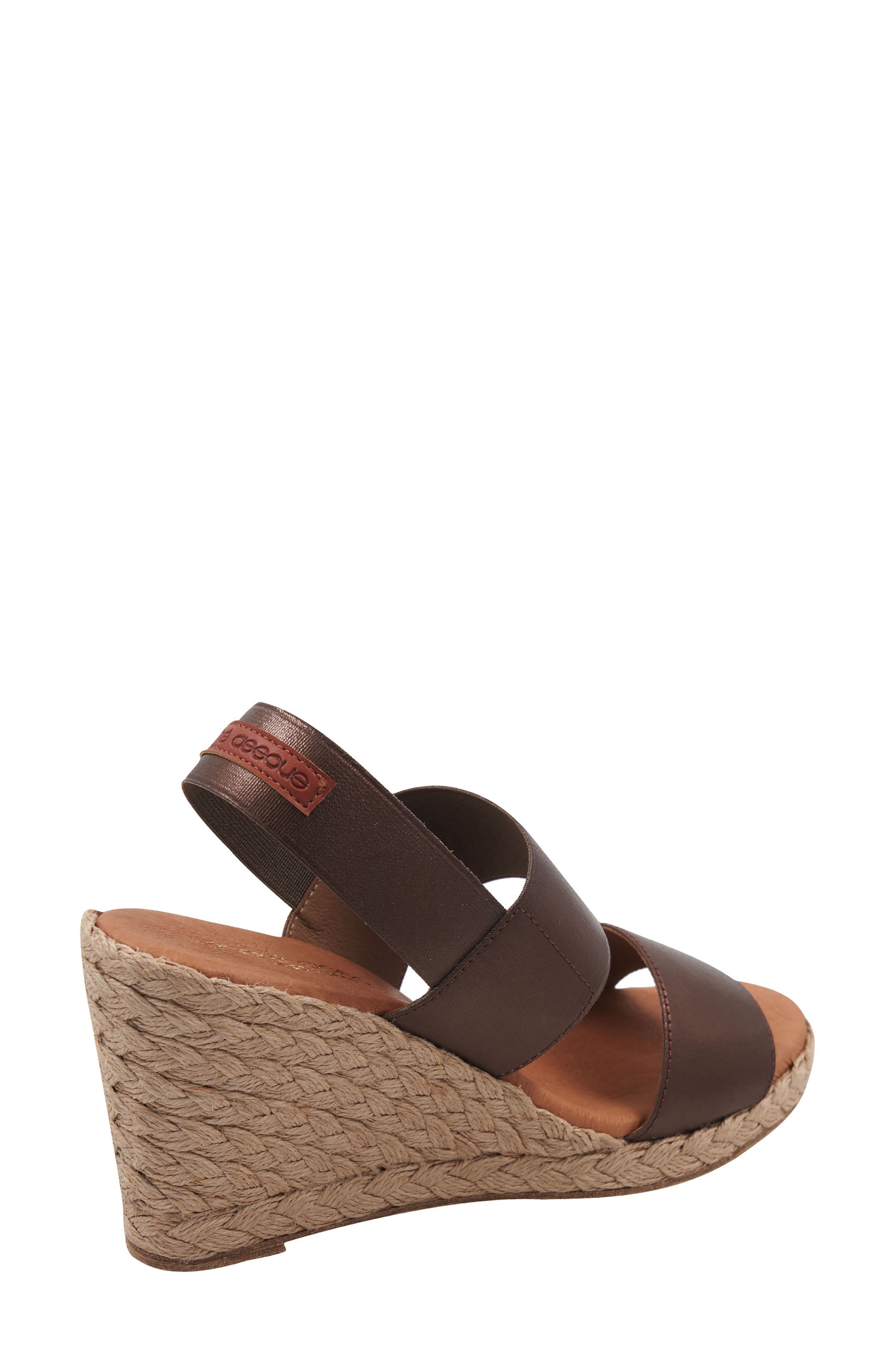 André Assous Allison Espadrille Wedge Sandal, Alternate, color, Bronze