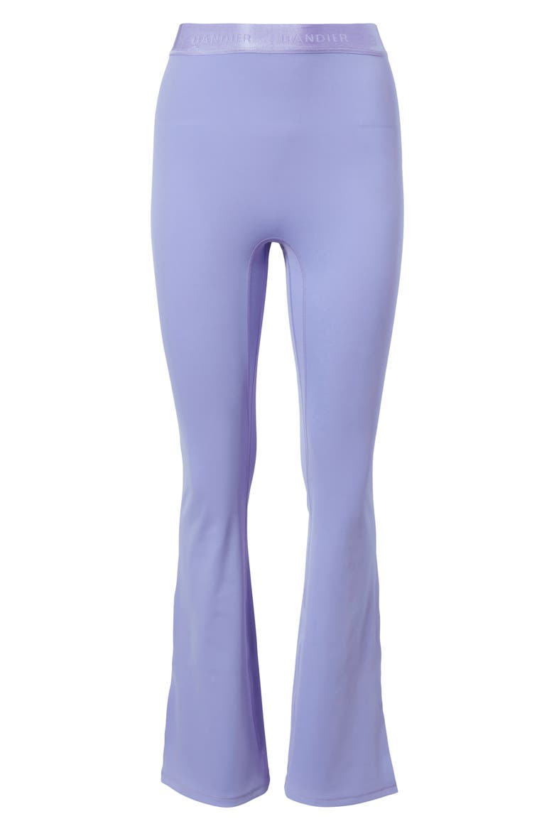 Sport Logo Slit Flare Leggings, Alternate, color, JACARANDA