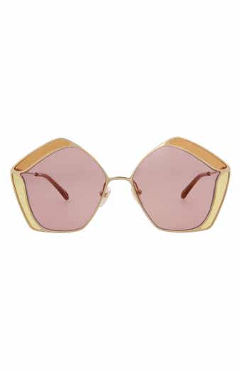 Chloé 59mm Geometric Sunglasses
