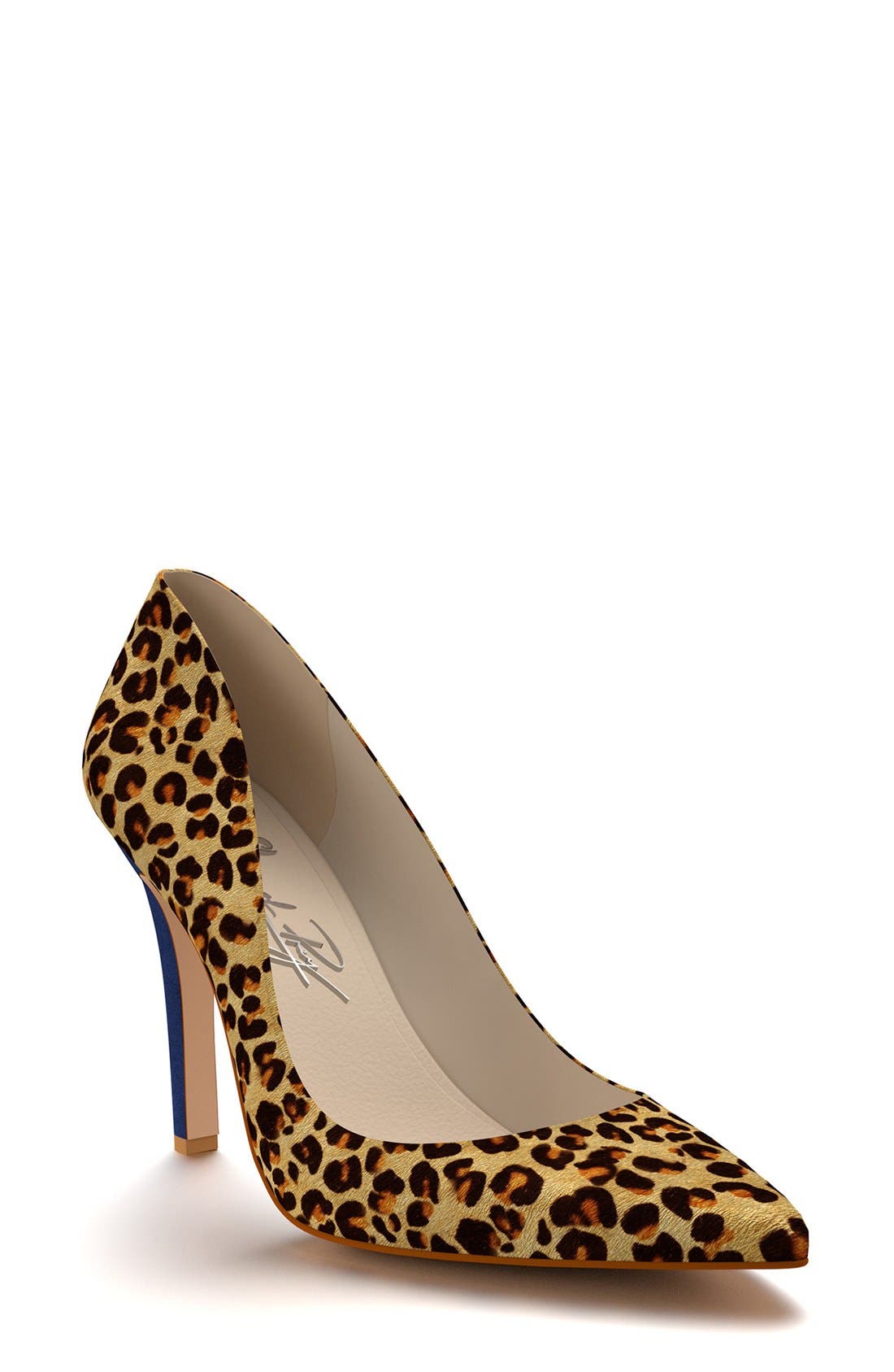 Pointy Toe Pump (Nordstrom Exclusive), Main, color, LEOPARD HAIR