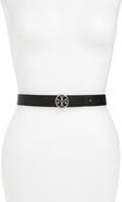 Tory Burch Logo Reversible Leather Belt