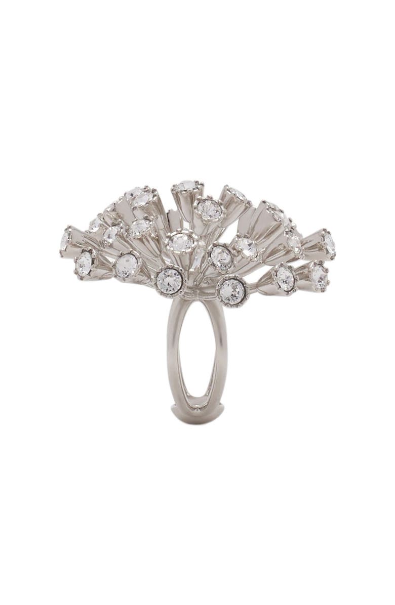 Lanvin Traviata By Lanvin Ring, Main, color, Silver-Crystal