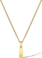 Vincero Men's Initial Pendant Necklace