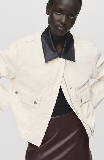 Wrap Faux Leather Skort