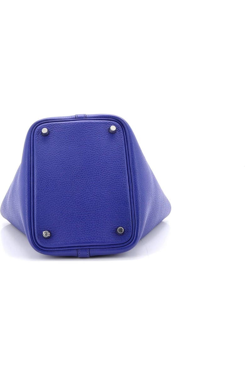 Pre-Owned Hermes Picotin Lock Bag Clemence PM, Alternate, color, Bleu Electrique