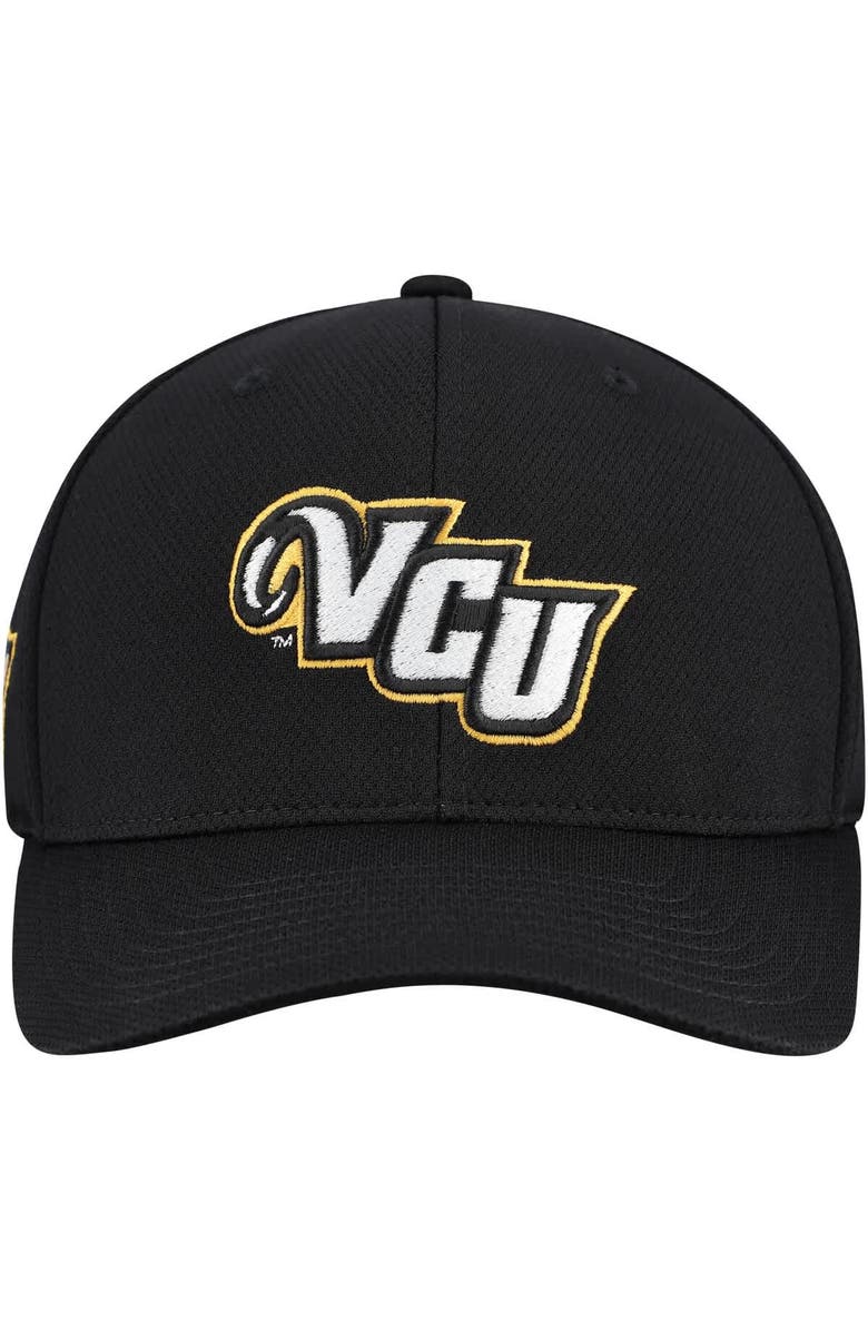 TOP OF THE WORLD Men's Top of the World Black VCU Rams Reflex Hybrid Tech Flex Hat, Alternate, color, Black