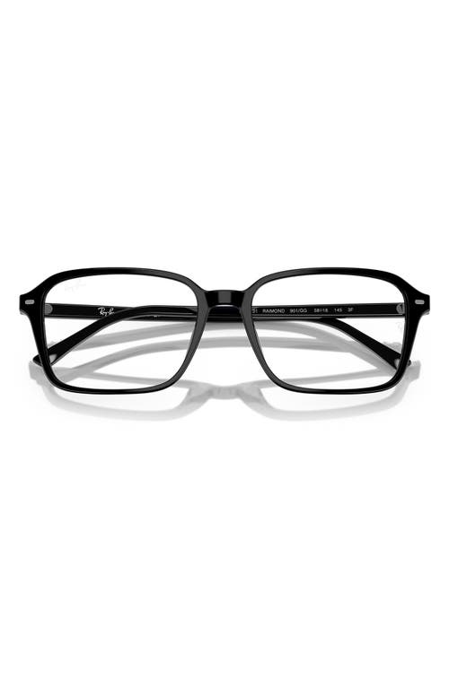 Ray Ban Ray-ban Raimond 58mm Polarized Transition Square Sunglasses In Black