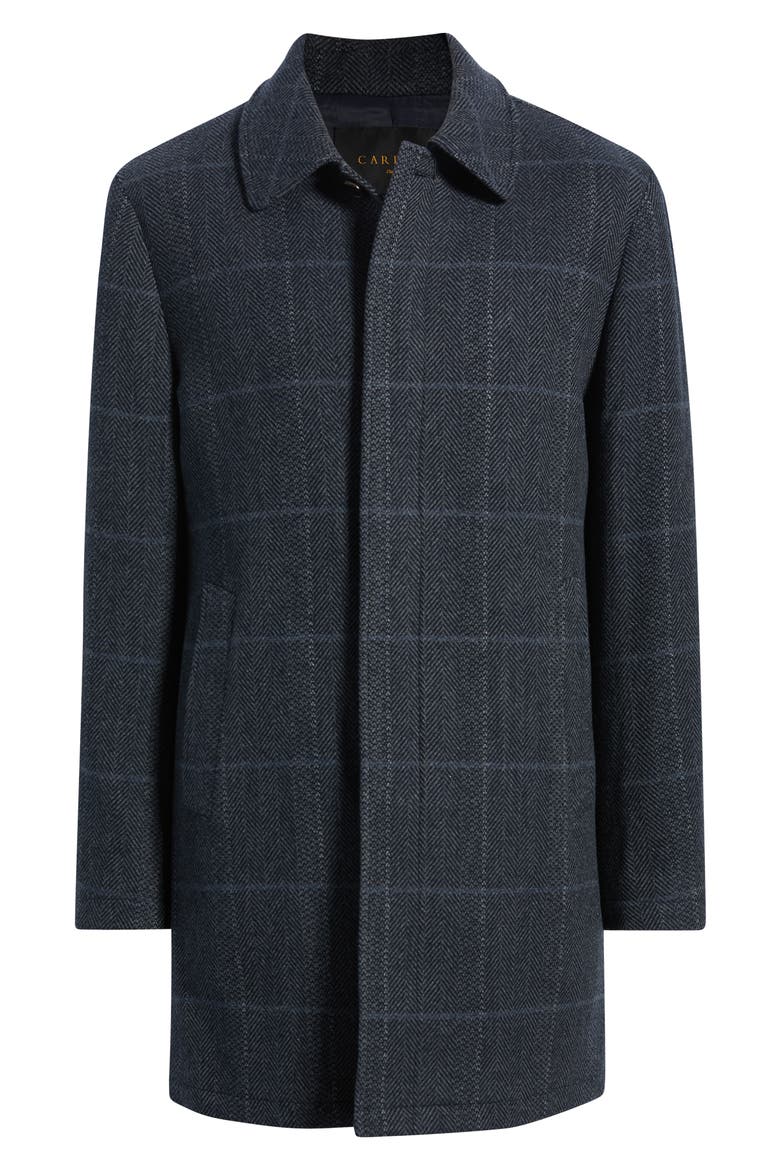 Tyson Wool & Cashmere Coat, Alternate, color, NAVY