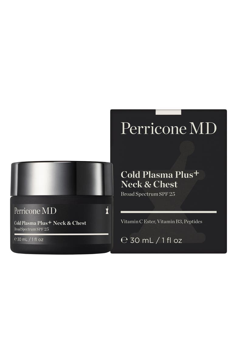 Perricone MD Cold Plasma+ Neck & Chest Cream Broad Spectrum SPF 25, Main, color,