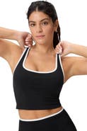 Fabletics Seamless Cropped Built-In Bra Tank
