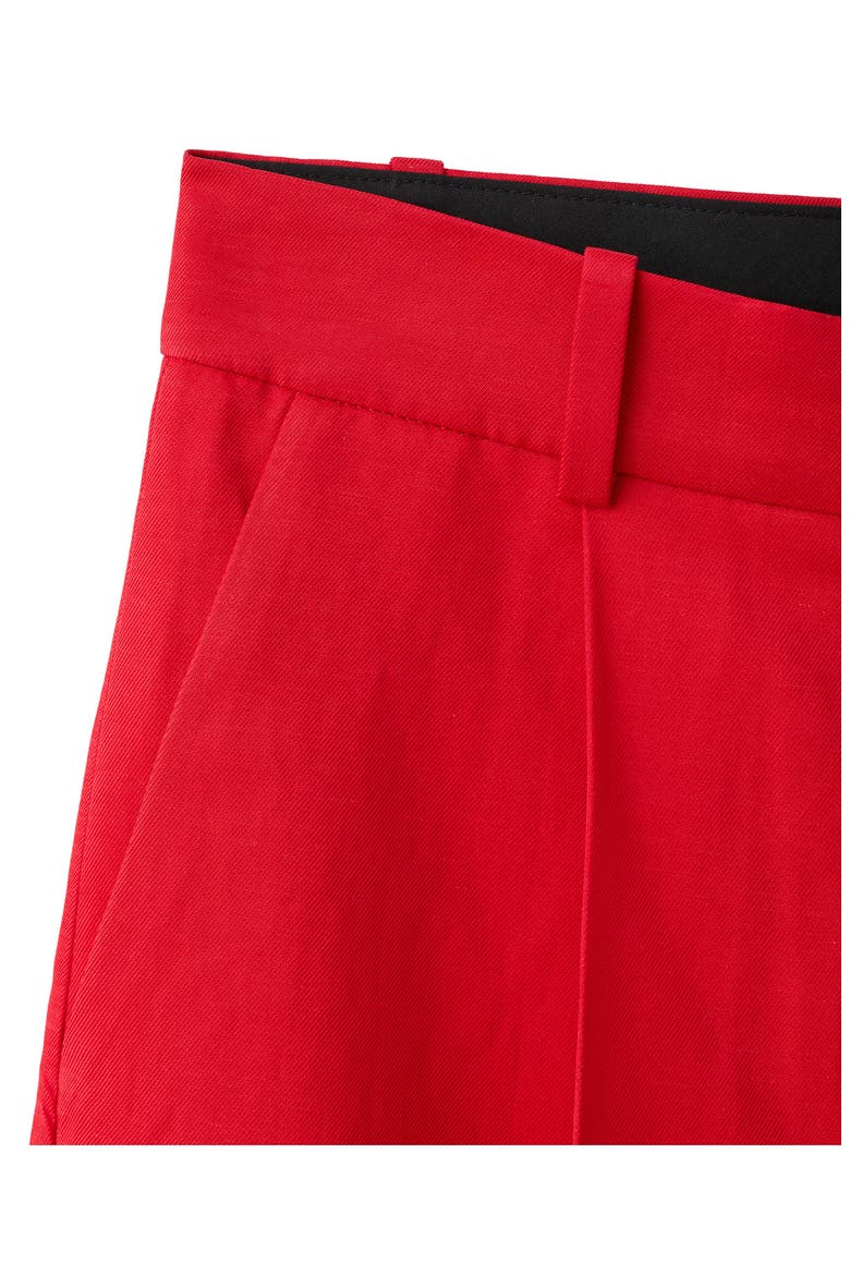 Straight Fit Bermuda Shorts, Alternate, color, RED